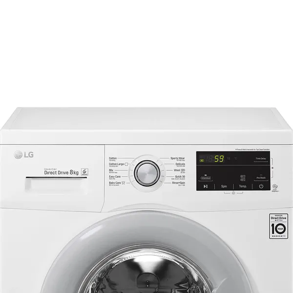 Máy Giặt LG Inverter 8 Kg FM1208N6W