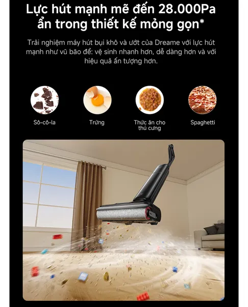 Máy Hút Bụi Lau Nhà Cầm Tay Dreame H16 FlexReach