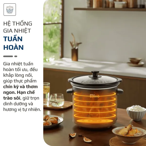 Nồi Nấu Chậm Olivo SC30 3 Lít