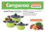 Bộ Nồi Nhôm Kangaroo KG993MX