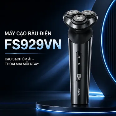 Máy Cạo Râu Điện Flyco FS929VN Màu Đen 7
