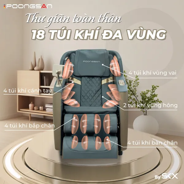 Ghế Massage Poongsan MCP-106