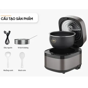 Nồi Cơm Điện Cao Tần Sunhouse SHD8826 1.5 Lít 8