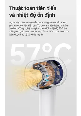 Máy Sấy Tóc Tốc Độ Cao Mova Turbo Màu Hồng 2
