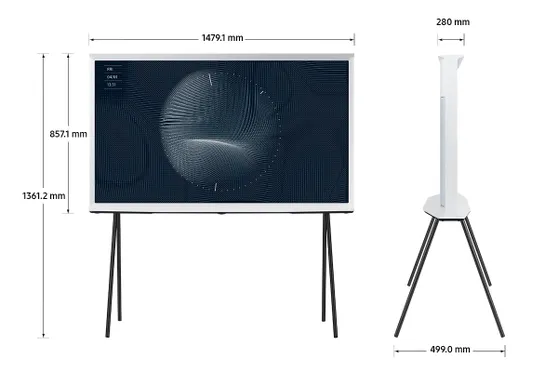 Smart Tivi Samsung 4K The Serif 65 Inch QA65LS01B 8