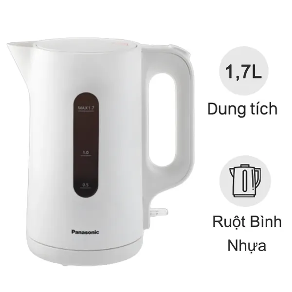 Ấm Đun Nước Điện PANASONIC NC-K101WRA