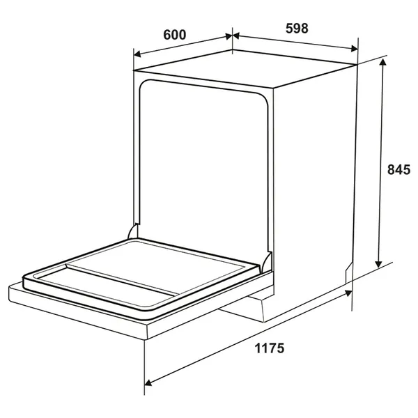 Máy Rửa Chén Độc Lập Hafele HDW-F6053S