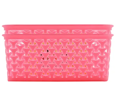Rổ Nhựa Mây Chữ Nhật TL1-952 25.5CM 3