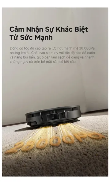 Robot Hút Bụi Lau Nhà Mova S70 Roller