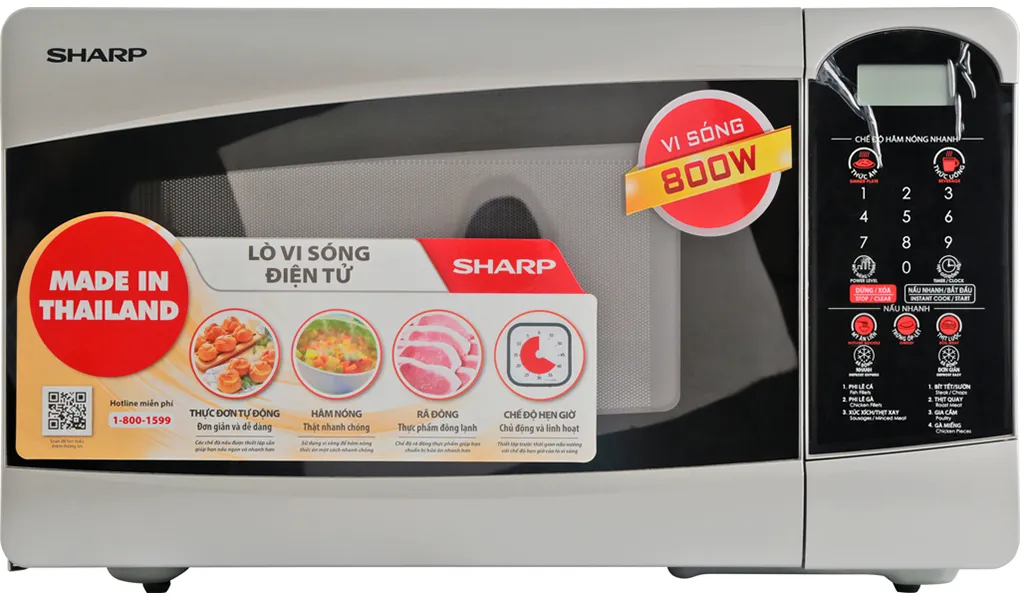 Lò vi sóng Sharp R-25D1(S)VN 22 lít