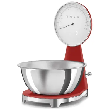 Cân Điện Tử Và Đồng Hồ Cơ Smeg KSF01RDWW Màu Đỏ 0