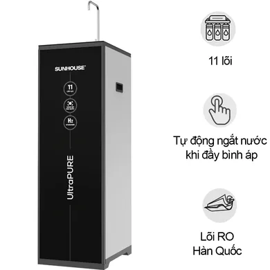 Máy Lọc Nước RO Hydrogen Sunhouse UltraPURE 11 lõi SHA8820KL