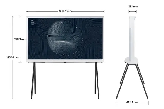 Smart Tivi Samsung 4K The Serif 55 Inch QA55LS01B 8