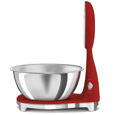 Cân Điện Tử Và Đồng Hồ Cơ Smeg KSF01RDWW Màu Đỏ 5