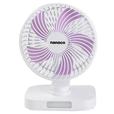 Quạt Sạc Nanoco NRF6219W Màu Trắng 0