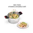 Bộ Nồi Inox Liền Khối Elmich Milano EL-8093 Size 16,18,22, Chảo 26cm