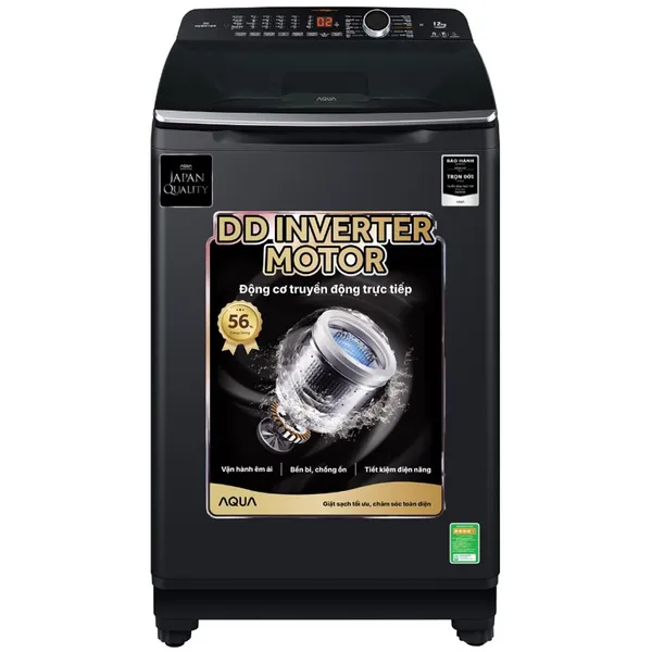 Máy Giặt Aqua Inverter 12 Kg AQW-DR120HT.BK