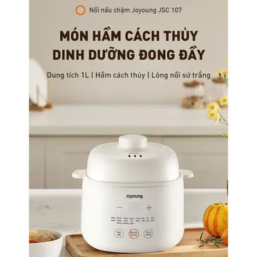 Nồi Nấu Chậm Cho Bé Ăn Dặm Joyoung JSC-107 1.0 Lít 5