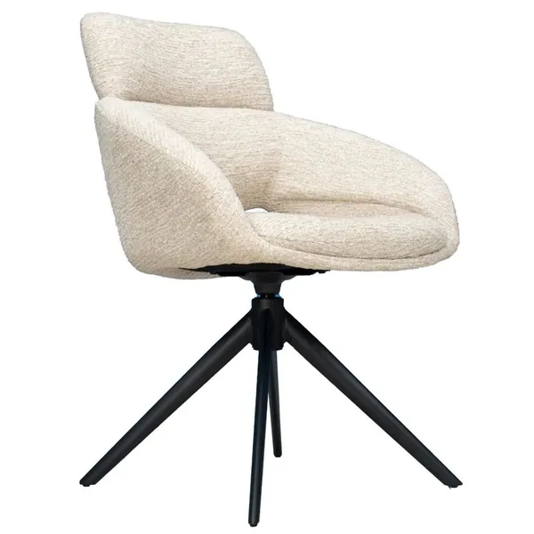 Bộ Bàn ăn (Mở rộng) Malte VA3148-GNL-260 + 4 Ghế ăn Clara VD3136-F-R Beige