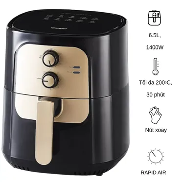 Nồi Chiên Không Dầu Gaabor AF65M-BK01A 6.5 Lít