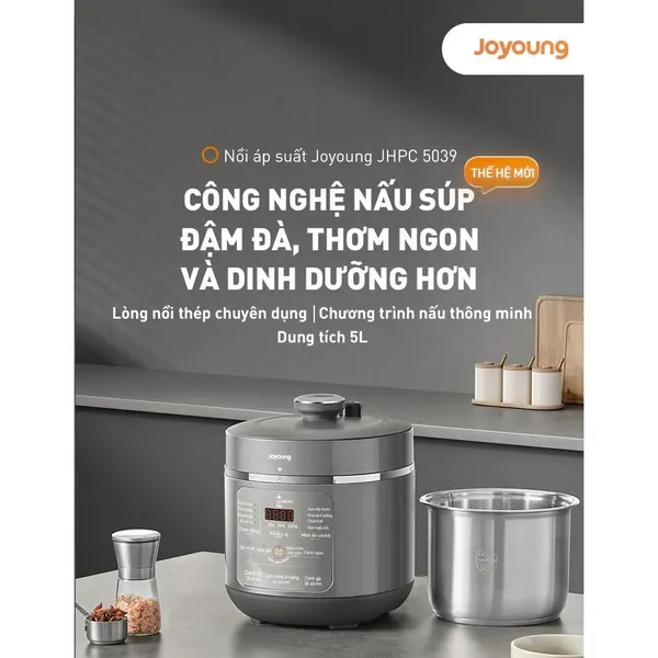 Nồi Cơm Áp Suất Điện Tử Joyoung JHPC-5039 5 Lít