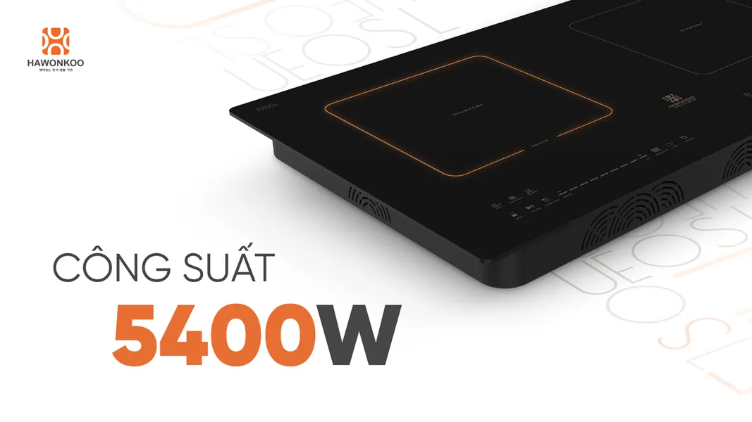 Bếp Từ Đôi Hawonkoo CEH-299-Inverter 5400W - Thái Lan