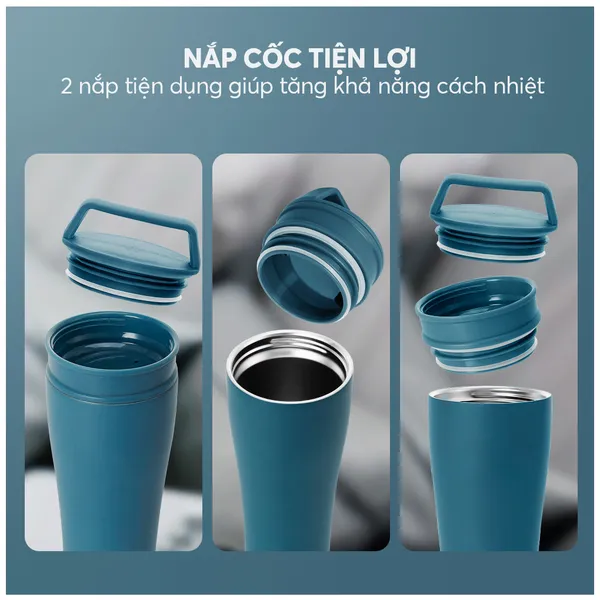 Cốc Giữ Nhiệt Inox 304 Elmich EL8374SB 600ml
