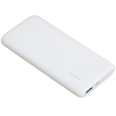Pin Dự Phòng Hiệu OPPO, Dung Lượng 10.000 mAh - PBV02 Trắng