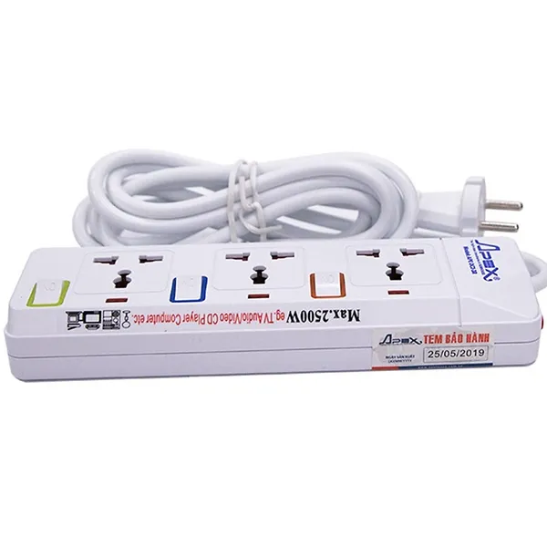 Ổ Cắm Điện APEX APEOC2-3R