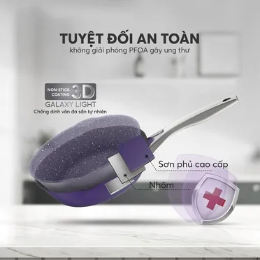 Chảo Chống Dính Full Induction Elmich EL-8188VA Size 28cm 5