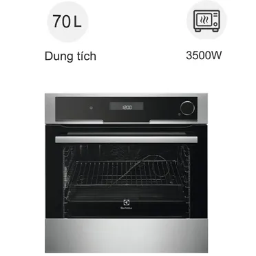 Lò nướng âm tủ Electrolux EOB8857AAX 70 lít