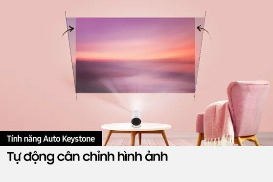 Máy chiếu Samsung Smart TV 100 inch bỏ túi The Freestyle - SP-LSP3BLAXXV 11