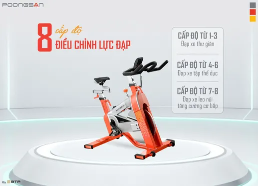 Xe Đạp Tập Poongsan BEP-700 8