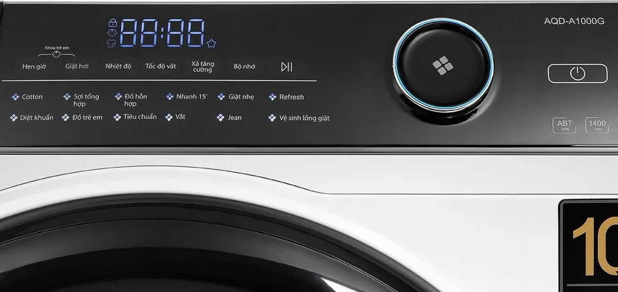 Máy Giặt Aqua Inverter 10 Kg AQD-A1000G.W