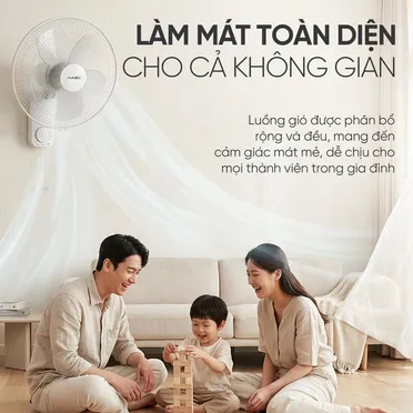 Quạt Treo Tường Có Điều Khiển Từ Xa Magic Eco A-258 3