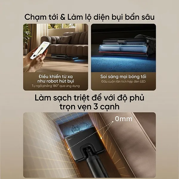 Máy Hút Bụi Lau Nhà Dreame H16 Steam