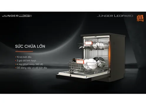 Máy Rửa Chén Junger Leopard-DWJ-163-MS - Xuất Xứ Thái Lan 13