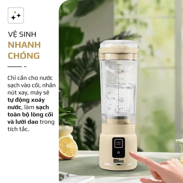 Máy Xay Sinh Tố Cầm Tay Olivo PB02