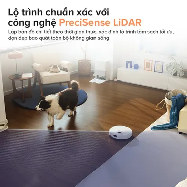 Robot Hút Bụi Lau Nhà Roborock Q Revo 5V1 Đen 14