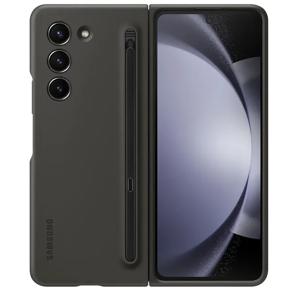 Ốp Lưng Kèm S Pen Galaxy Z Fold5-Xám Chì