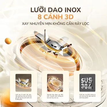 Máy Làm Sữa Hạt Unie UCB15 1.5 Lít 5