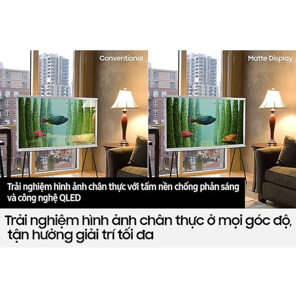 Smart Tivi Samsung 4K The Serif 55 Inch QA55LS01BB
