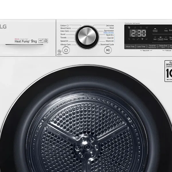 Máy Sấy Bơm Nhiệt LG 9 Kg DVHP09W
