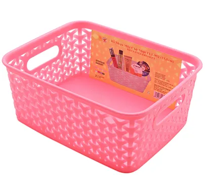 Rổ Nhựa Mây Chữ Nhật TL1-952 25.5CM 0