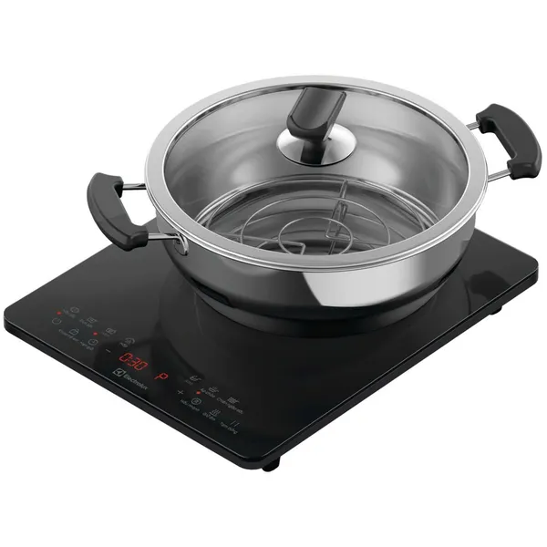 Bếp Điện Từ Đơn Electrolux ETIS457CGB 2100W (Tặng Kèm Nồi)