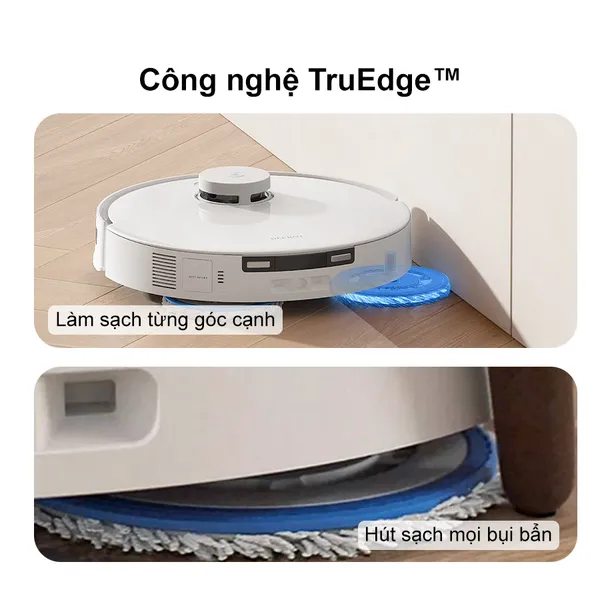 Robot Hút Bụi Thông Minh Ecovacs T30e Pro Omni Màu Trắng