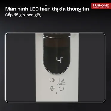 Quạt Tuần Hoàn Thông Minh, Ra Lệnh Giọng Nói Fujihome CFR04-Voice (Màu ghi) 9