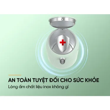 Ấm Đun Siêu Tốc Inox 2 Lớp Sunhouse SHD1364 2.8 Lít 9