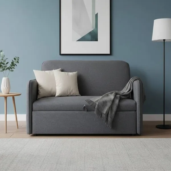 Sofa Giường Elina 3LAN-96N3-P2 Xám đậm