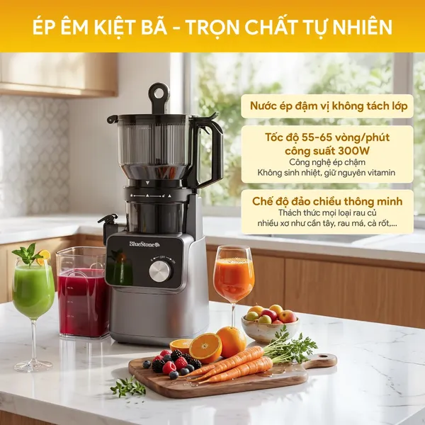 Máy Ép Chậm BlueStone SJB-6555 300W